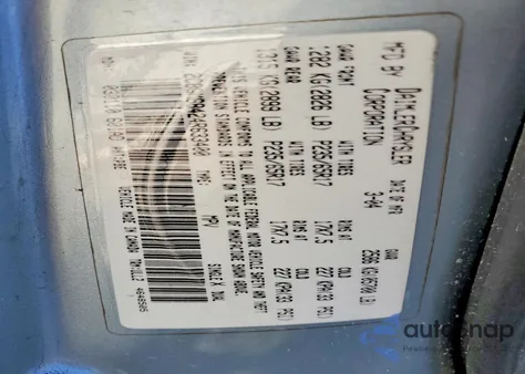 2004 Chrysler Pacifica z USA, uszkodzony, nr VIN 2C8GM68424R633400